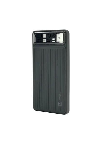 NT-PW27 25W 3 Çıkışlı 9000 mAh Taşınabilir Powerbank (Gri)
