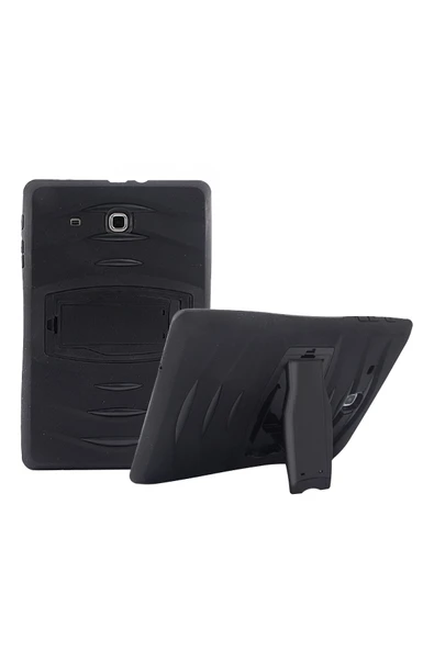 Samsung Galaxy T560 Tab E 9.6 Uyumlu Sport Seri Arka Koruma - Siyah