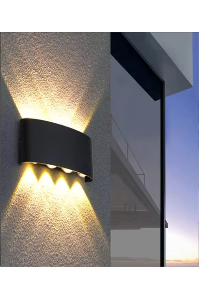 Voxify Otel Kafe Restourant Bar İşyeri Yatak Odası Koridor Dekoratif Modern Çift Yönlü Led Aplik Gün Işığı - 3