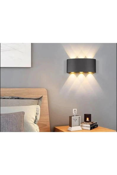 Voxify Dekoratif Modern 1. Sınıf Kalite Tasarım Led Aplik Iç Ve Dış Ortam Kullanım Şık Görsel Gün Işığı - 2