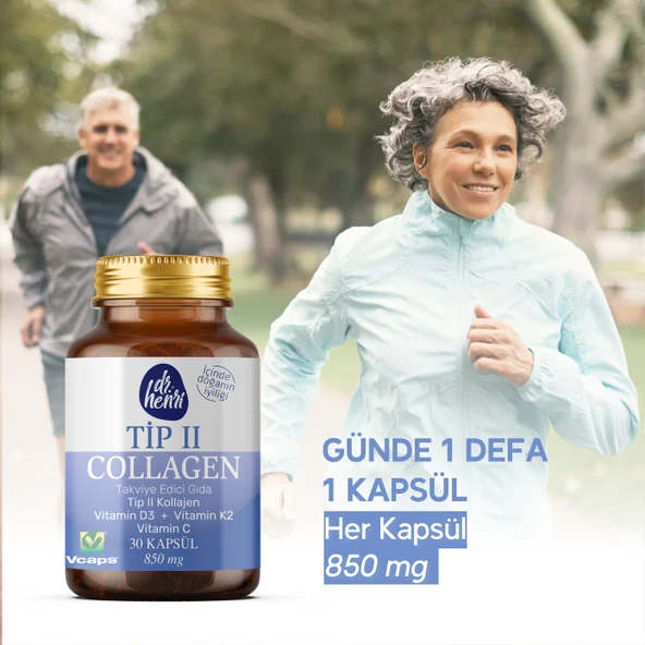 Kolajen Tip 2 Içeren 30 Kapsül Takviye Edici Gıda Collagen - Resim 3