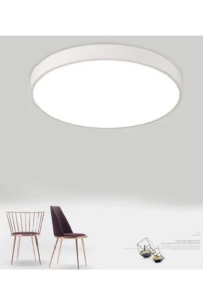 luxshome Modern Dekoratif Led Banyo Balkon Tuvalet Koridor Lambası Tavana Sıfır Led Armatür Avize Beyaz Işık