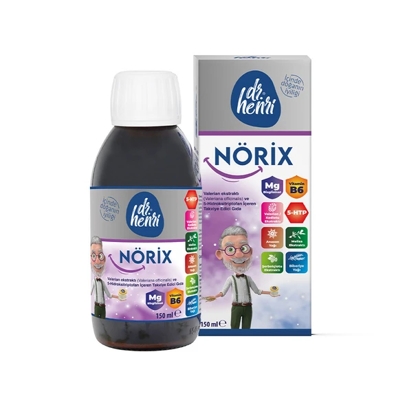 Nörix Şurup Valerian Ekstraktı Ve 5-hidroksitriptofan Içeren Takviye Edici Gıda ürün görseli