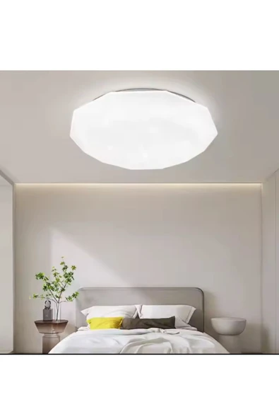 Voxify 50cm Büyük Boy 8gen Tasarım Modern Led Plofenyer Tavana Sıfır Avize Aplik Lamba Armatür  Beyaz Işık