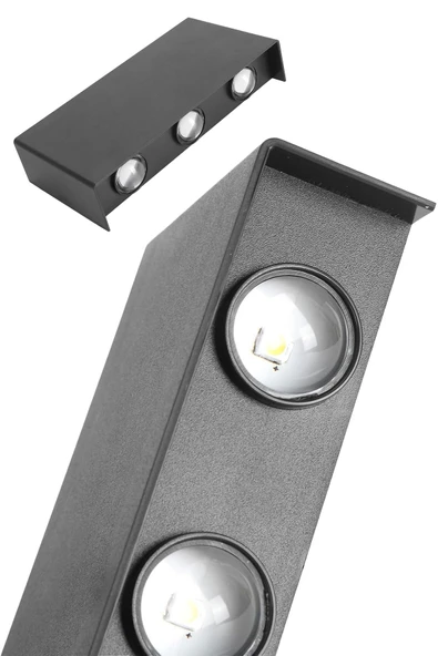 Voxify Yeni Model Çift Yönlü Duvar Aplik Led Aydınlatma Armatür Dekoratif Bahçe Armatür - 3