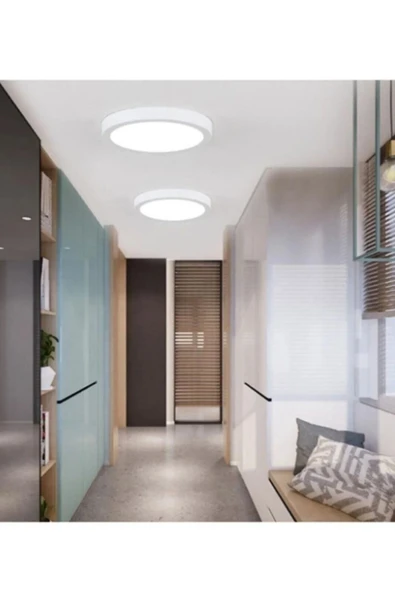 luxshome Modern Banyo Balkon Koridor Wc Banyo Led Glop Armatür Aplik Avize Neme/suya Dayanıklı 3200k Sarı