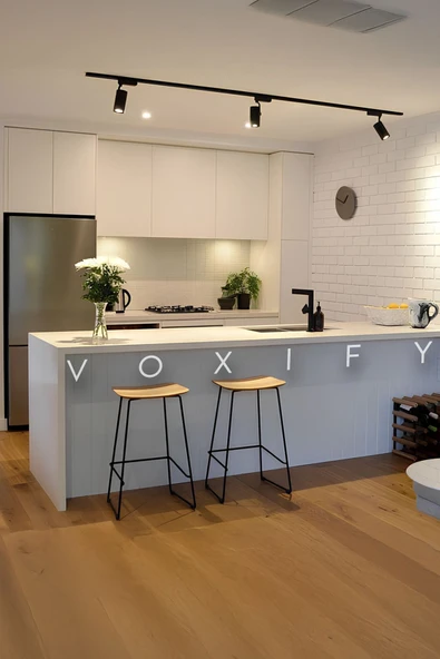 Voxify 3 Spotlu Raylı Tavan Led Avize Aydınlatma Seti Yüksek Kaliteli Işık Ortam Aydınlatma - 3