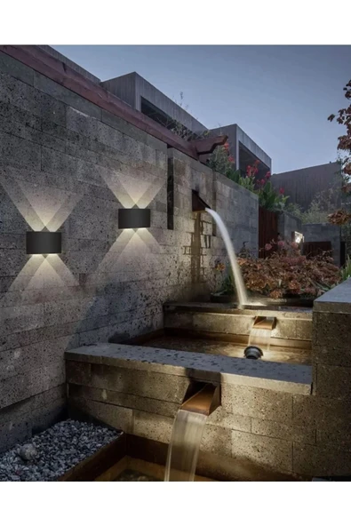 Voxify Dekoratif Modern 1. Sınıf Kalite Çift Yönlü Led Aplik Sarı Işık Otel Kafe Restourant Ofis Dükkan - Resim 2