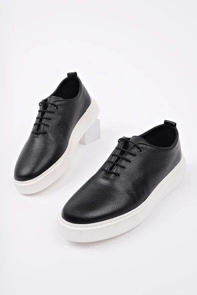 Muggo SEBASTİAN Bağcıklı Hakiki Deri Erkek Günlük Casual Ayakkabı - 10