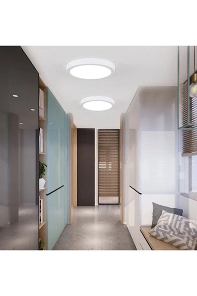 PTS Aydınlatma Glop Armatürü Led Avize Aplik Balkon Banyo Koridor Lambası Led (BEYAZ) Büyük Boy