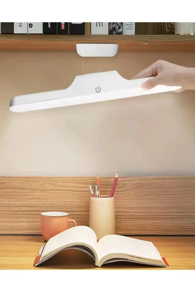 Voxify 3 Renk Usb Şarjlı Mıknatıslı Dokunmatik Led Aplik Micro Usb Şarjlı Kablosuz Led Lamba Beyaz Kasa