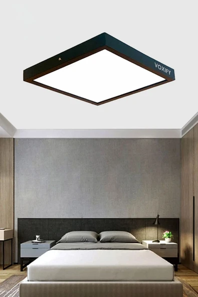 Voxify 20x20cm Metal Kasa Led Panel A Kalite Aydınlatma 18w Oturma Odası Aydınlatma Lambader