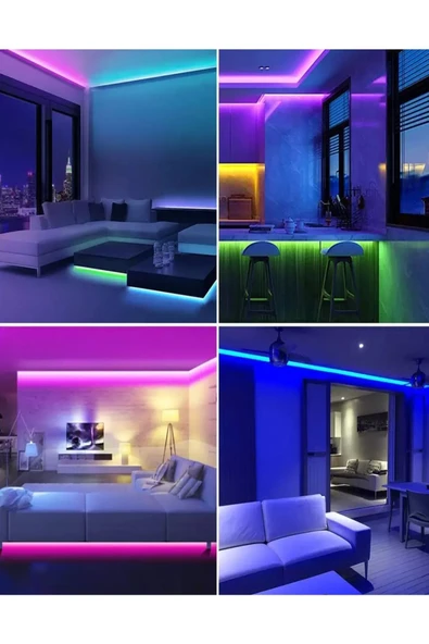 Voxify Led Lambader Oda Aydınlatma Sistemi Full Rgb Çok Özellik Full Renk Led Rbg Lambader