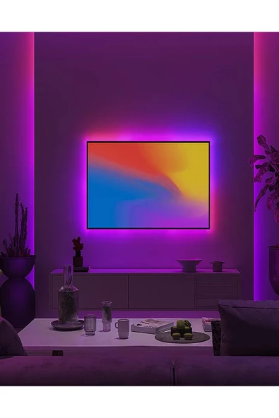 Voxify Led Lambader Oda Aydınlatma Sistemi Full Rgb Çok Özellik Full Renk Led Rbg Lambader - 3