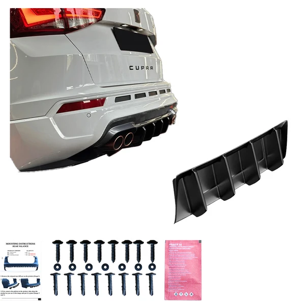 CUPRA Ateca Mk1 2018+ Arka Difüzör - Resim 4