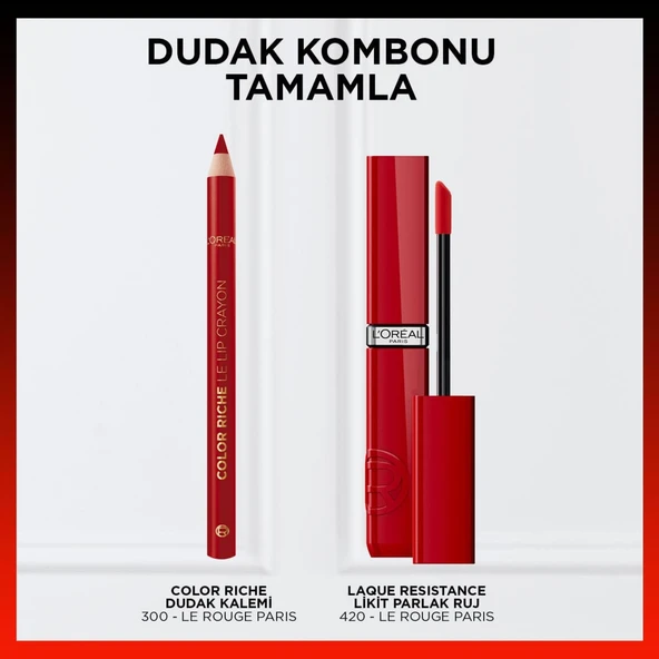 L'Oréal Paris Infaillible Laque Resistance Likit Parlak Ruj - 420 Rouge Paris - 9