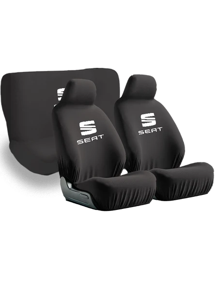 Seat Felicia ile uyumlu oto koltuk kılıfı penye kumaşıyla yazın terletmez kışın rahattır Siyah