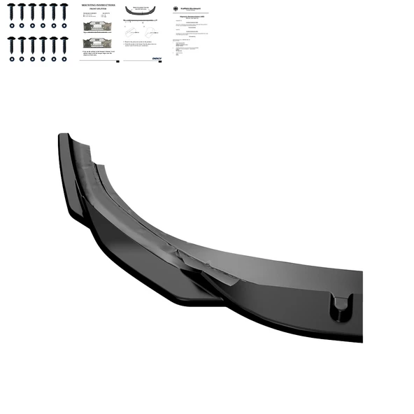 VW Golf Mk8 R 2020-2024 Ön Lip - Resim 6