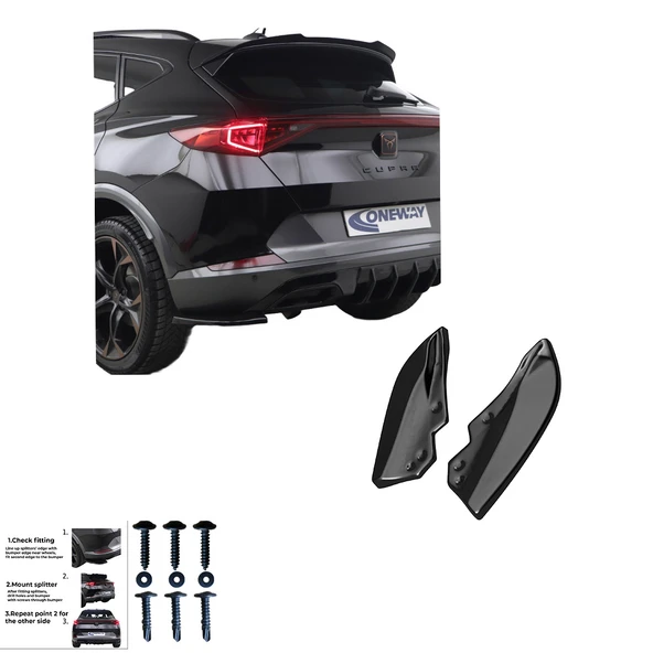 CUPRA Formentor Mk1 2020-2024 Sağ Sol Flap CUPRA Formentor Mk1 Makyajlı 2024 sonrası Sağ Sol Flap 2 Parça - Resim 4