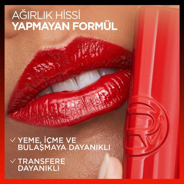 L'Oréal Paris Infaillible Laque Resistance Likit Parlak Ruj - 520 Berry Bordeaux - 5