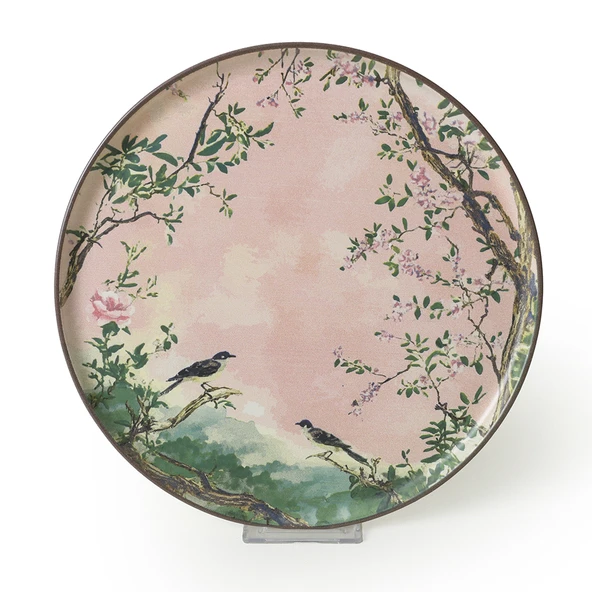 Keramika Pink Woods Nordic Servis Tabağı 28 cm 6 Adet 22641 - 5