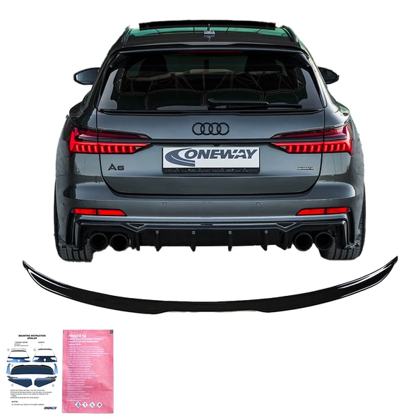 AUDI S6 / A6 S-Line C8 (Sedan-Avant) 2019-2023 Alt Spoiler / AUDI S6 / A6 S-Line C8 Makyajlı (Sedan-Avant) 2024+ Alt Spoiler