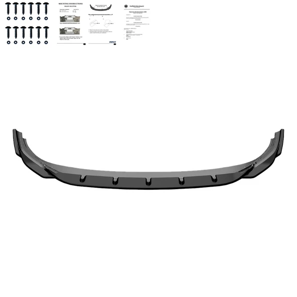 VW Golf Mk8 R 2020-2024 Ön Lip - Resim 4