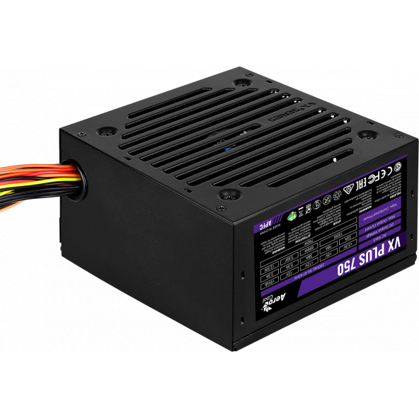 AeroCool VX PLUS 750W 58A ATX Aktif PFC Güç Kaynağı (AE-VXP750)