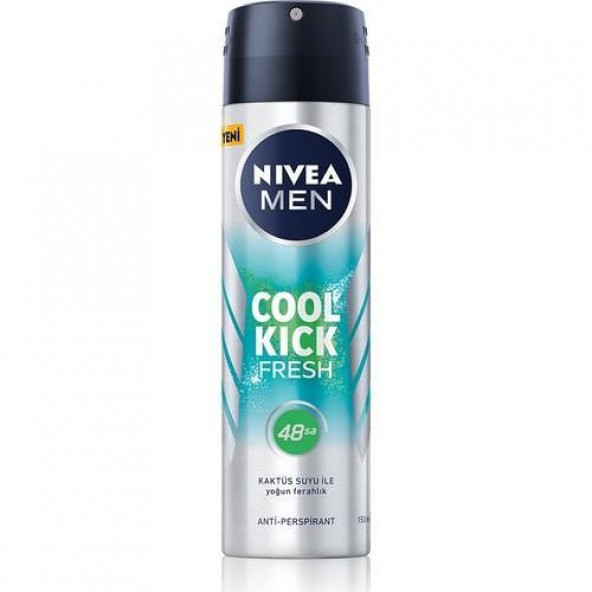 Nıvea Men Deodorant Cool Kıck Fresh Erkek Sprey 150 Ml