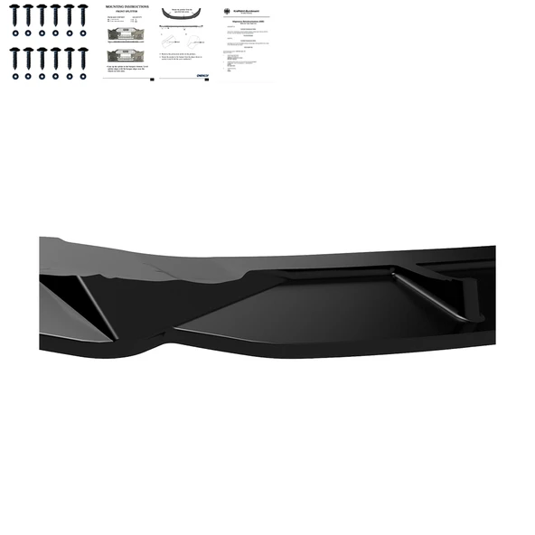 VW Golf Mk7 R 2013 - 2016 Ön lip Version 2 - 5