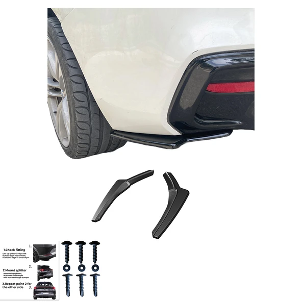 BMW 1 Series F20 F21 M-Power Makyajlı 2015-2019 Sağ Sol Flap 2 Parça - Resim 3