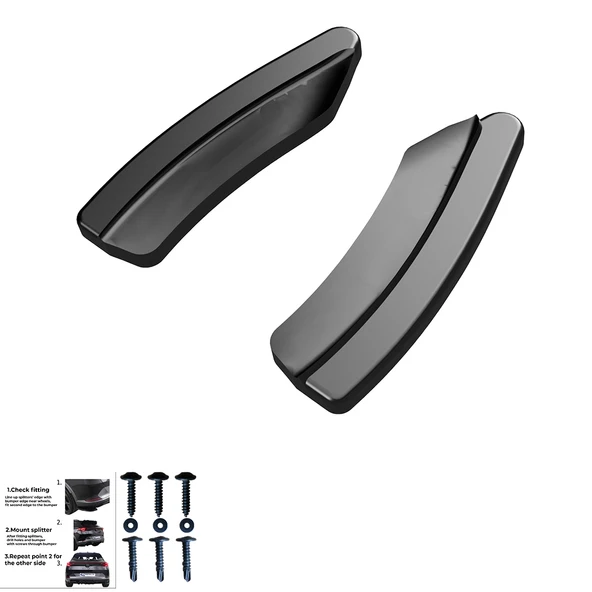 VW Golf Mk7.5 R 2017-2020 Sağ Sol Flap (2 Pcs) - Resim 3