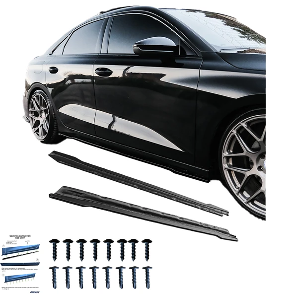 AUDI A3 8Y ( Sedan/Sportback ) 2020-2024 Marşpiyel Altı Lip (2 Pcs) ürün görseli 1