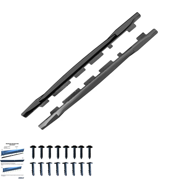 AUDI S5 Sportback F5 Makyajlı 2020-2024 Marşpiyel Altı Lip / AUDI A5 S-Line Sportback F5 Makyajlı 2019-2024 Marşpiyel Altı Lip (2 Pcs) - Resim 4