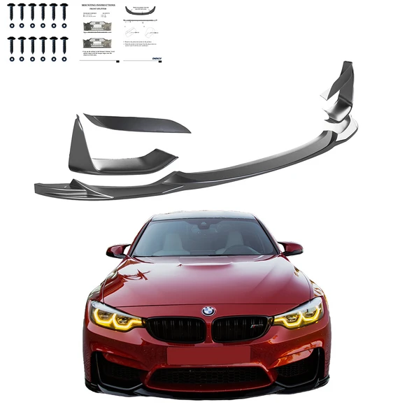 BMW M3 F80 2014-2018 Ön lip / BMW M4 F82 2014-2021 Ön lip (5 Pcs)