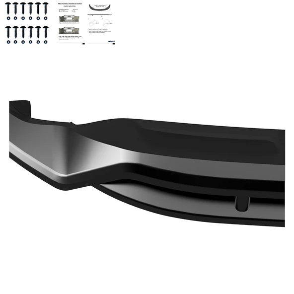 AUDI SQ8 Mk1 2019-2023 Ön lip / AUDI Q8 S-Line Mk1 2018-2023 Ön lip (2 Pcs) - 4