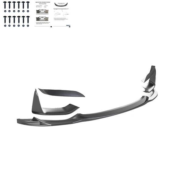 BMW M3 F80 2014-2018 Ön lip / BMW M4 F82 2014-2021 Ön lip (5 Pcs) - 4