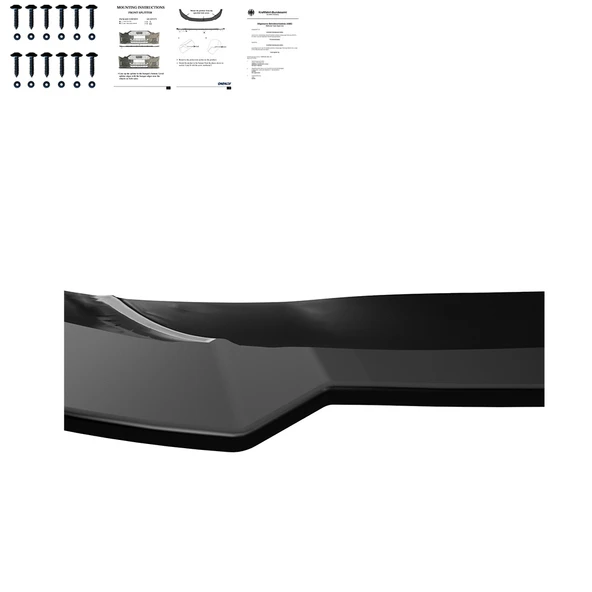 MERCEDES A AMG-Line W176 Makyajlı 2015-2018 Ön Lip - Resim 4