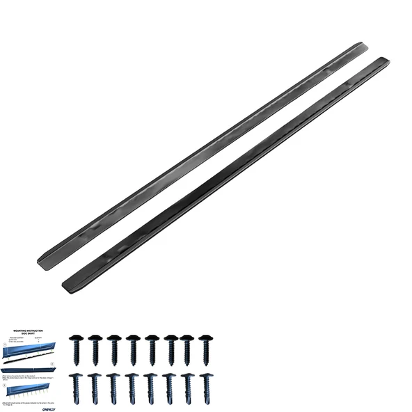 VW Golf Mk7.5 R 2017-2020 Marşpiyel Altı Lip (2 Pcs)