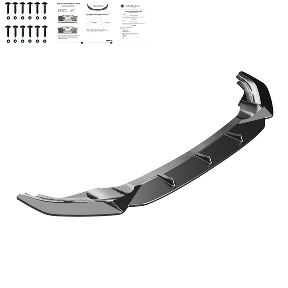 VW Golf Mk7 R 2013 - 2016 Ön lip Version 2 - 6