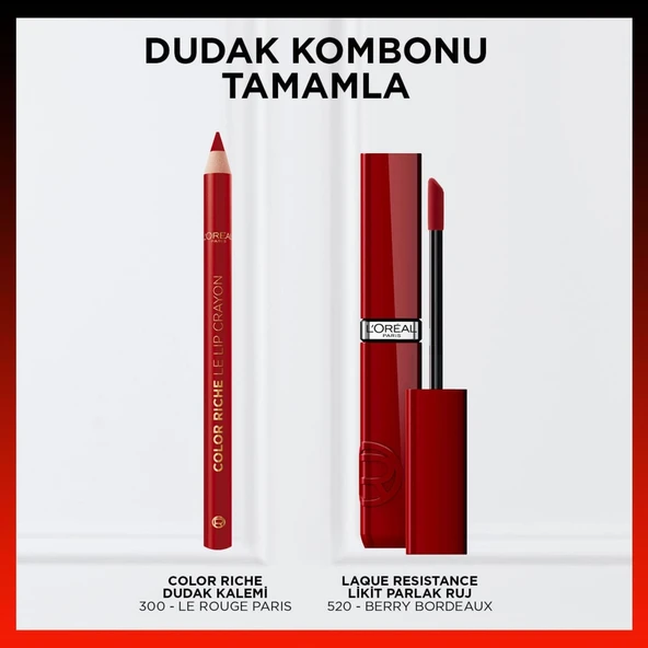 L'Oréal Paris Infaillible Laque Resistance Likit Parlak Ruj - 520 Berry Bordeaux - 9