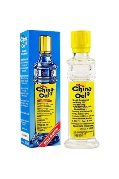 Çin Yağı 10 Ml. Chiana China Oel Oil Orta Boy Çin Yağı - 2