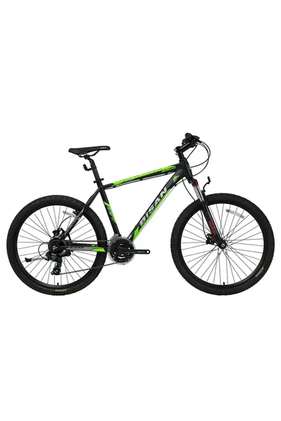 Bisan Mtx 7050 27.5 Jant 48 Cm Kadro 21 Vites Dağ Bisikleti - Siyah/yeşil