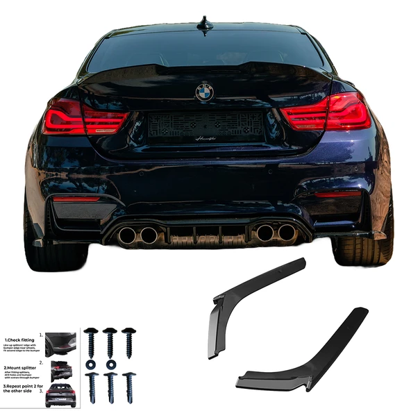 BMW M4 F82 2014 2021 Sağ Sol Flap 2 Parça Uyumluluk RV21.031 ürün görseli 1