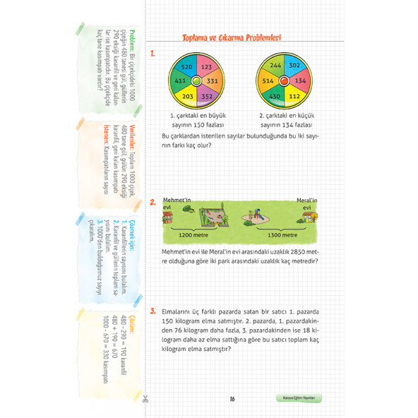 Karaca 4. Sınıf Oyunlu-Eğlenceli Yeni Nesil Problemler - 5