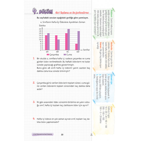 Karaca 4. Sınıf Oyunlu-Eğlenceli Yeni Nesil Problemler - 7