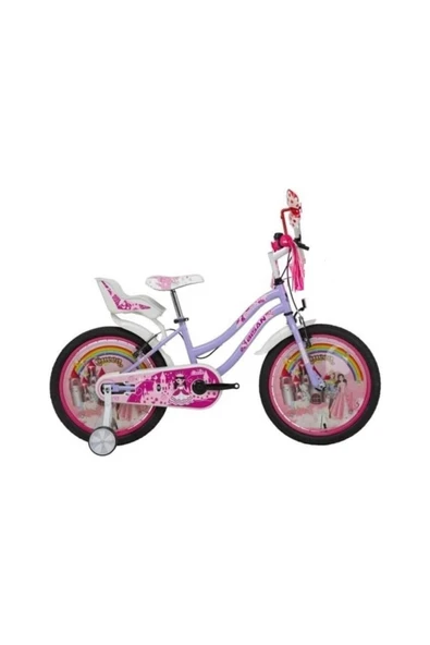 Bisan Queen Kız Çocuk Bisikleti 30CM V 20 Jant Lila Pembe