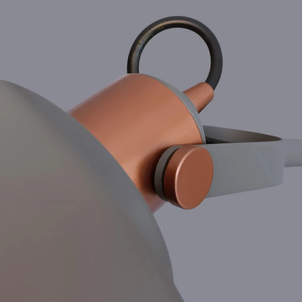 Arcuno Oynar Başlıklı Gri Lambader - 5