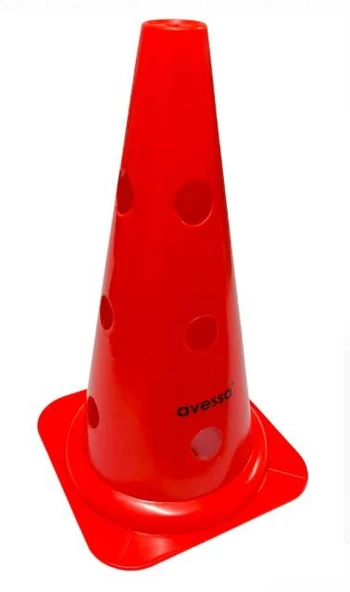 Avessa Hn-38-1 Delikli Antrenman Hunisi 38 Cm Kırmızı 6lı - Resim 2