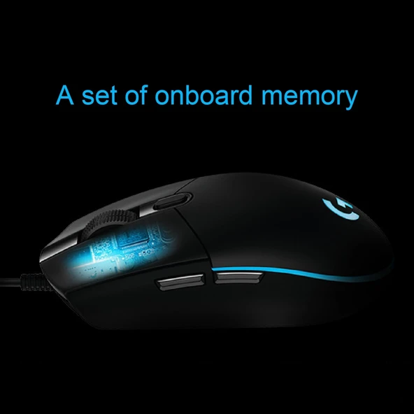 Logitech G102 6 Düğmeli 6000 Dpı Optik USB Kablolu Oyun Faresi - Siyah (Yurt Dışından) - 2